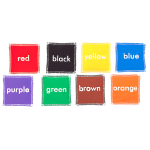 COLOURFUL BEAN BAGS – SET OF 8