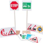 ROAD SIGNS 12 DESIGNS WITH 2 STANDS
