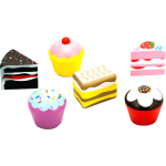 6 PIECE CAKE SET