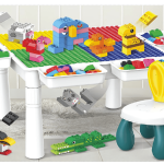 BLOCK TABLE ANIMAL WORLD