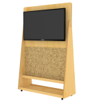 WABMD046- MOBILE TV STAND (PIN BOARD)